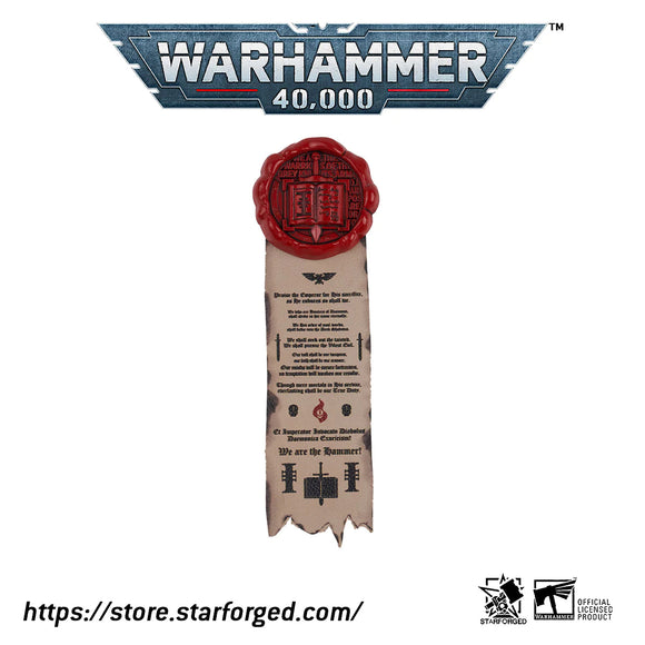 Starforged: Purity Seal - Grey Knights Pin Badge Games Workshop Merchandise Starforged 