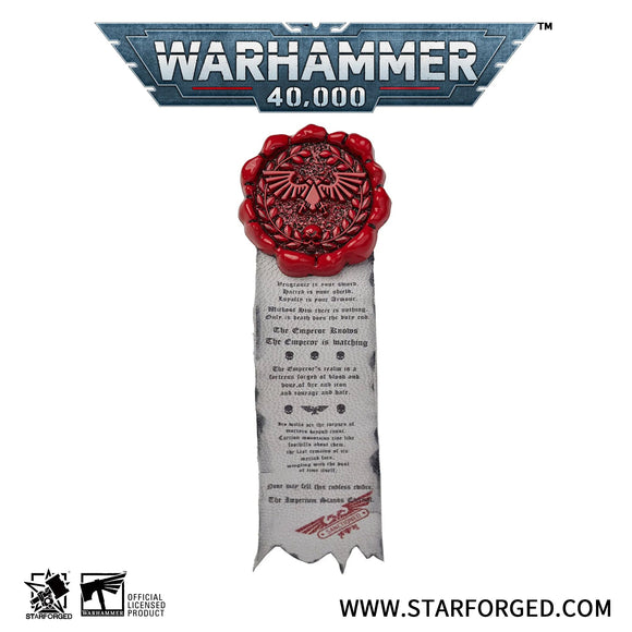 Starforged: Purity Seal - Imperial Aquila Pin Badge Games Workshop Merchandise Starforged 