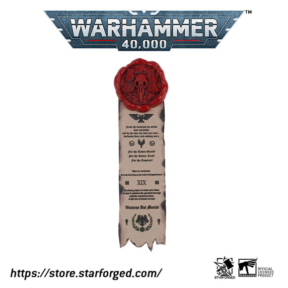 Starforged: Purity Seal - Raven Guards Pin Badge Games Workshop Merchandise Starforged 