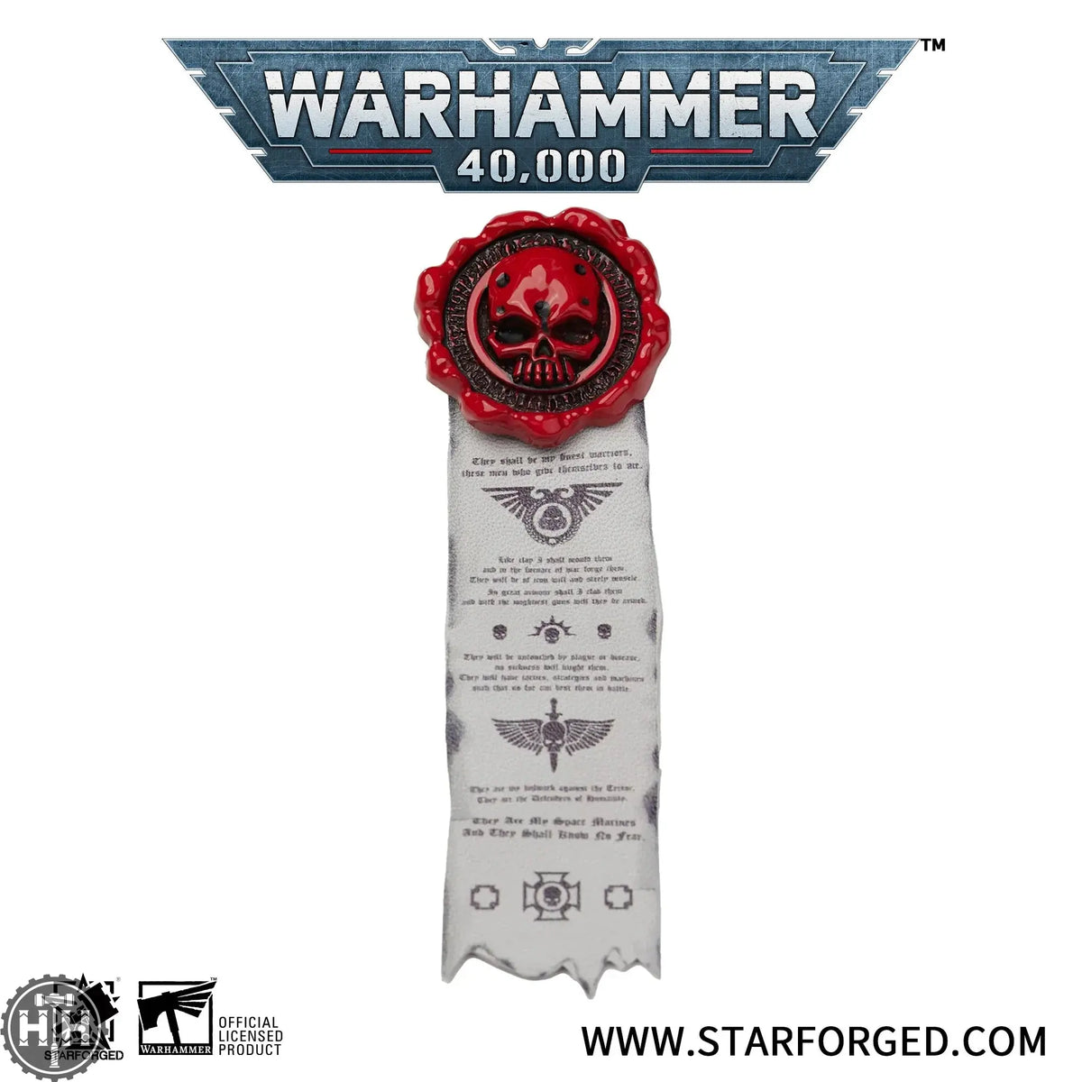 Badge Purity Seal Warhammer 40k - Pin's Cog Mechanicus - Métal Et Parchemin
