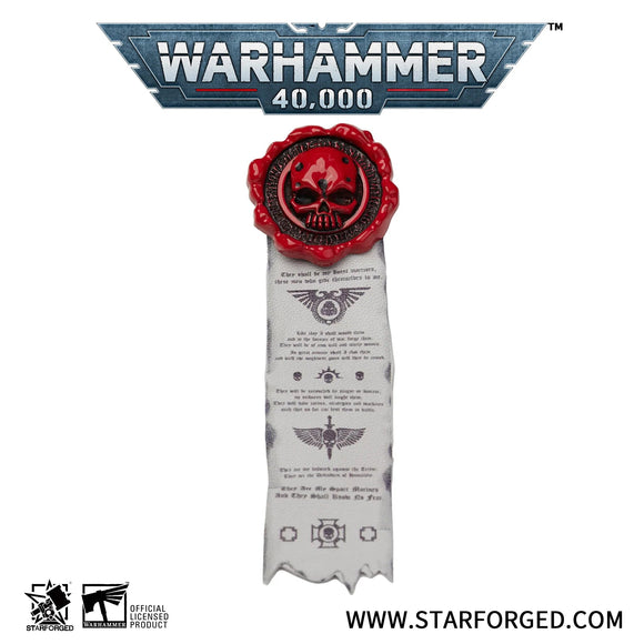 Starforged: Purity Seal - Retro Skull Pin Badge Games Workshop Merchandise Starforged 