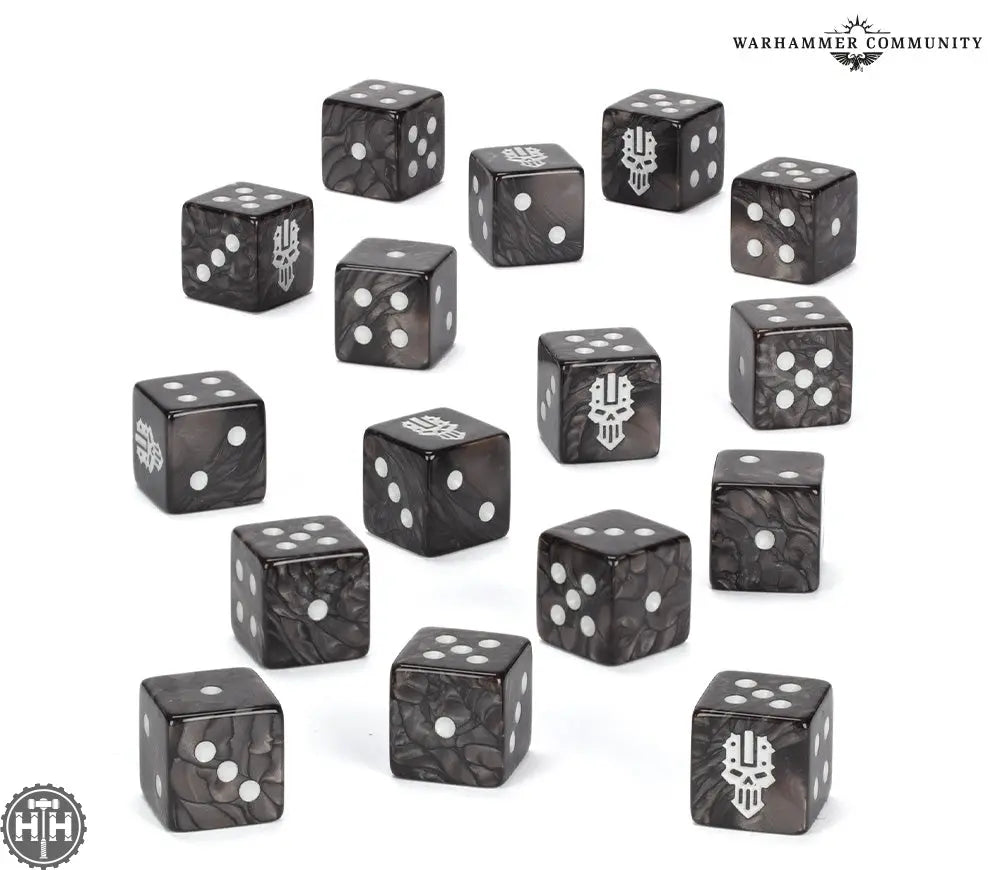 その他 Warhammer 40,000 Iron Warriors Dice HammerHouse | Iron Warriors Dice by Games Workshop at $50.00 SGD SGD