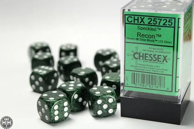 Chessex CHX 25317 Dice-Speckled: 7Pc Hurricane Set, Multicoloured main image 0