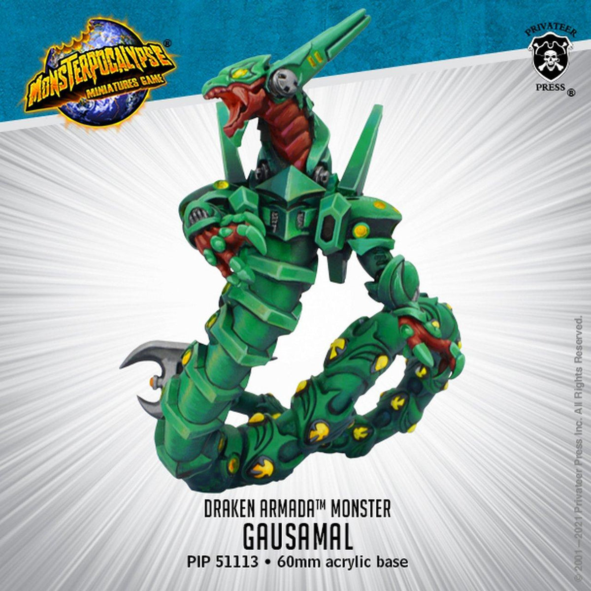 HammerHouse Gausamal Draken Armada Monster by Privateer Press