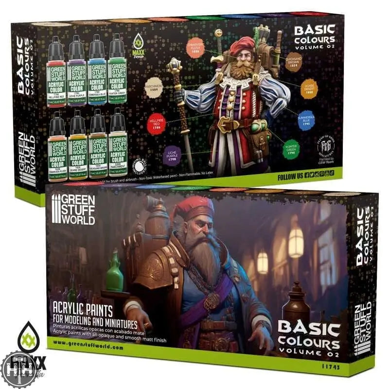 HammerHouse | GSW Paint Set - Basic Colors 02 by Green Stuff World at ...