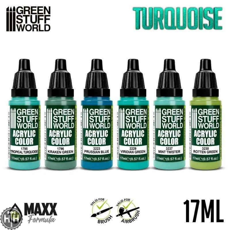 HammerHouse | GSW Paint Set - Turquoise by Green Stuff World at $27.50 ...