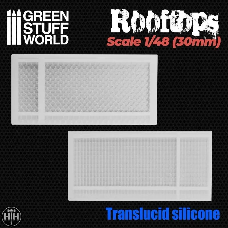 HammerHouse | GSW Silicone Molds - Rooftops 1/48 (30mm) by Green Stuff ...