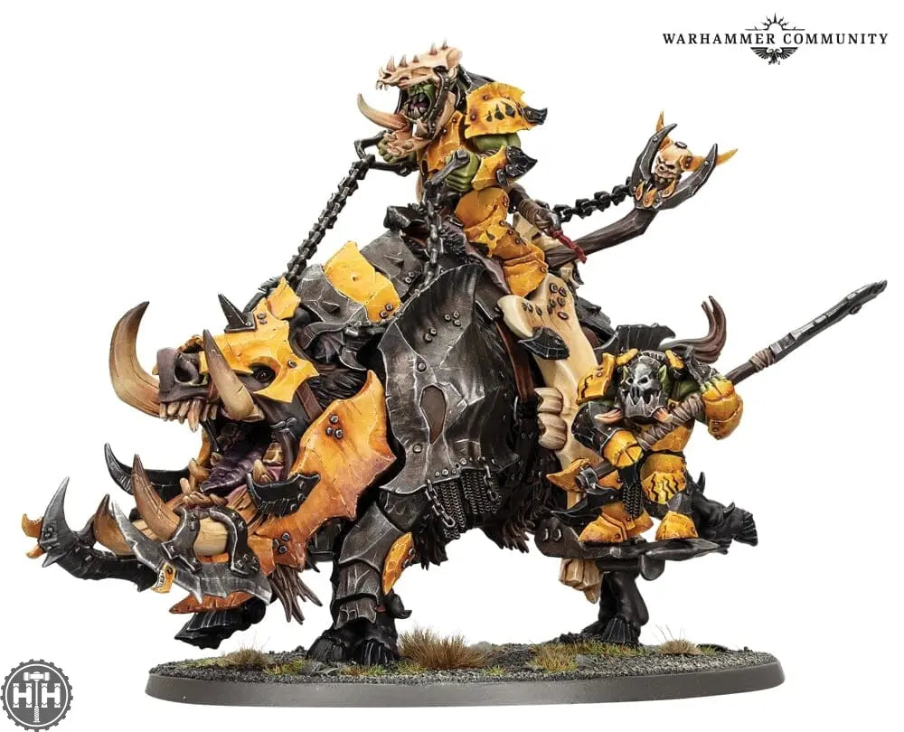 Warhammer Tuskboss on Maw-Grunta 新品未開封 HammerHouse | Orruk Warclans: Tuskboss On Maw-Grunta by Games