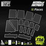 GSW 11th Edition Terrain Footprints (Pack) Green Stuff World