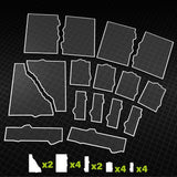 11th Edition Glasspack Footprints Wh40k compatible