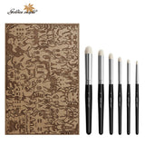 Golden Maple Drybrush Texture Palette 2PCS & 6PCS Drybrush Set Golden Maple