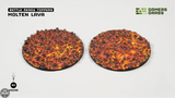 GamersGrass Molten Lava - Round 60mm (x2) GamersGrass
