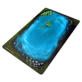 2D Neoprene Terrain - Lake with leaves