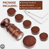 Golden Maple Paint Handle one Set