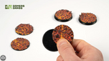 GamersGrass Molten Lava - Round 40mm (x5) GamersGrass