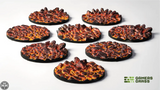 GamersGrass Molten Lava - Round 32mm (x8) GamersGrass
