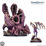 Starcraft Miniatures Game: Kerrigan and Omega Worm