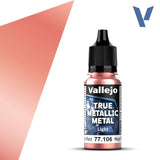 77106 - True Metallic: Metal Light Ruby Red 18ml True Metal Vallejo 