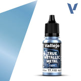 77110 - True Metallic: Metal Light Ultramarine Blue 18ml True Metal Vallejo 