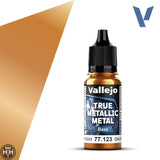 77123 - True Metallic: Metal Base Imperial Gold 18ml True Metal Vallejo 