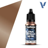 77138 - True Metallic: Metal Base Rusty Metal 18ml True Metal Vallejo 