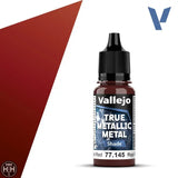 77145 - True Metallic: Metal Shade Forged Red 18ml True Metal Vallejo 