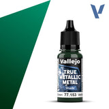 77153 - True Metallic: Metal Shade Beetle Green 18ml True Metal Vallejo 