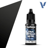 77160 - True Metallic: Metal Shade Obsidian Black 18ml True Metal Vallejo 