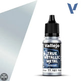 77161 - True Metallic: Metal Airbrush Sterling Silver 18ml True Metal Vallejo 