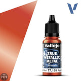 77165 - True Metallic: Metal Airbrush Forged Red 18ml True Metal Vallejo 