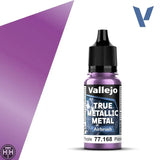 77168 - True Metallic: Metal Airbrush Amethyst Purple 18ml True Metal Vallejo 