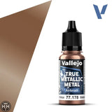 77178 - True Metallic: Metal Airbrush Rusty Metal 18ml True Metal Vallejo 