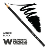 Ak10001 Watercolor Pencil Black
