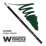 Ak10008 Watercolor Pencil Dark Green
