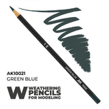 Ak10021 Watercolor Pencil Green Blue