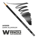 Ak10035 Watercolor Pencil Dark Aluminum Nickel