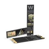 Ak10044 Watercolor Pencil Set Splashes, Dirt And Stains