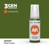 Ak11147 Olive Green 17ml