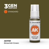 Ak11151 Brownish Green 17ml