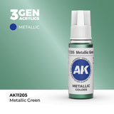 Ak11205 Metallic Green 17ml