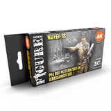 Ak11623 Waffen SS 44 Dot Uniform Colors 3G Set