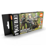 Ak11632 Modern Woodland And Flecktarn Camouflages 3G Set