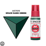Ak17019 Space Dark Green 18 Ml - Quick Gen AK Interactive