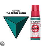 Ak17030 Turquoise Green 18 Ml - Quick Gen AK Interactive