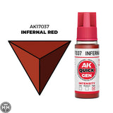Ak17037 Infernal Red 18 Ml - Quick Gen AK Interactive