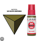 Ak17074 Us Olive Uniform 18 Ml - Quick Gen AK Interactive