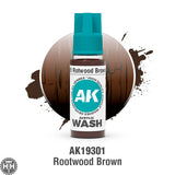 AK19301 Rotwood Brown Wash 18Ml AK Interactive