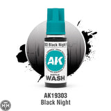AK19303 Black Night Wash 18Ml AK Interactive