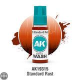 AK19315 Standard Rust Wash 18Ml AK Interactive