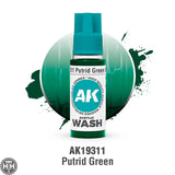 AK19311 Putrid Green Wash 18Ml AK Interactive
